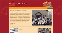 Desktop Screenshot of holytrinitypoconos.org
